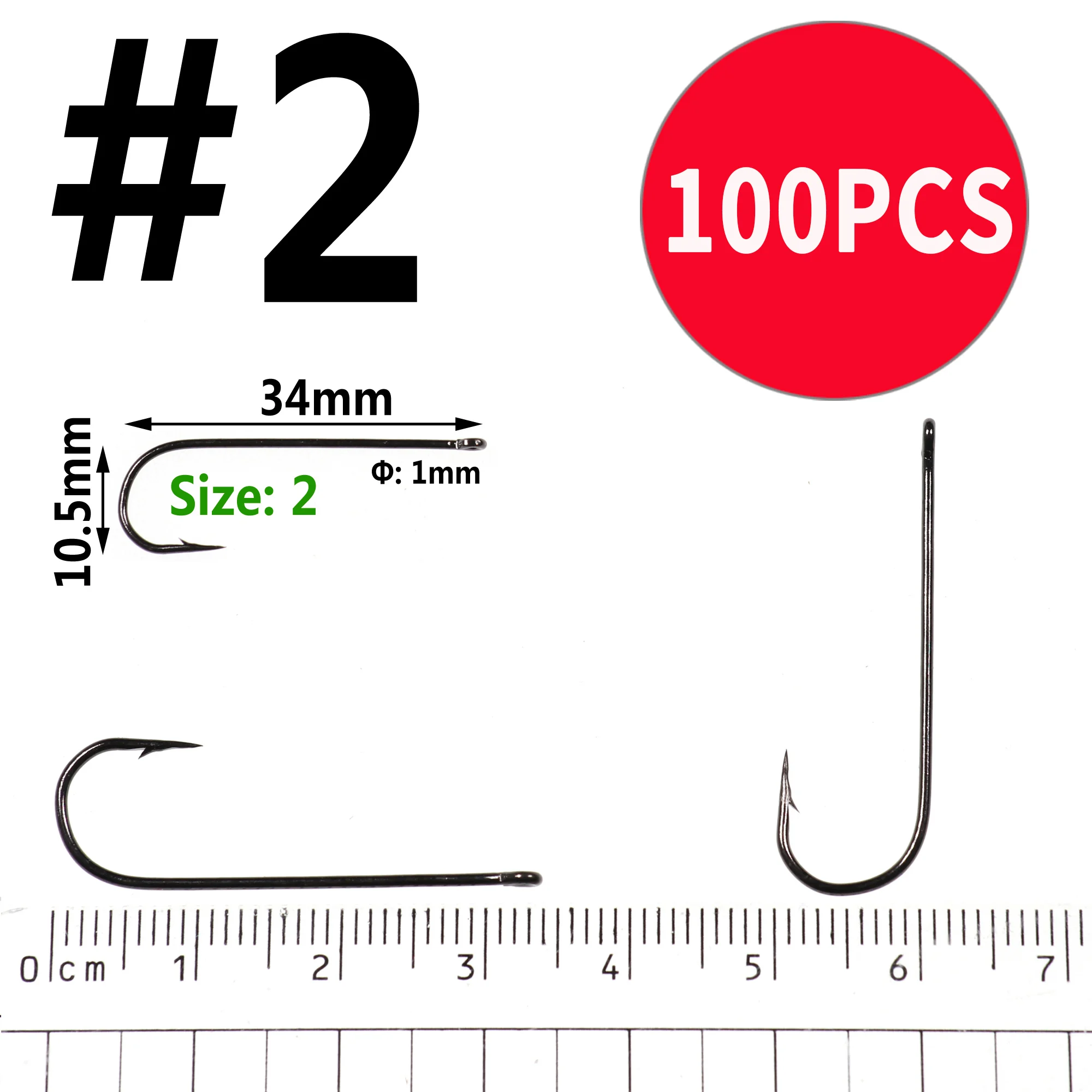 100pcs size 2