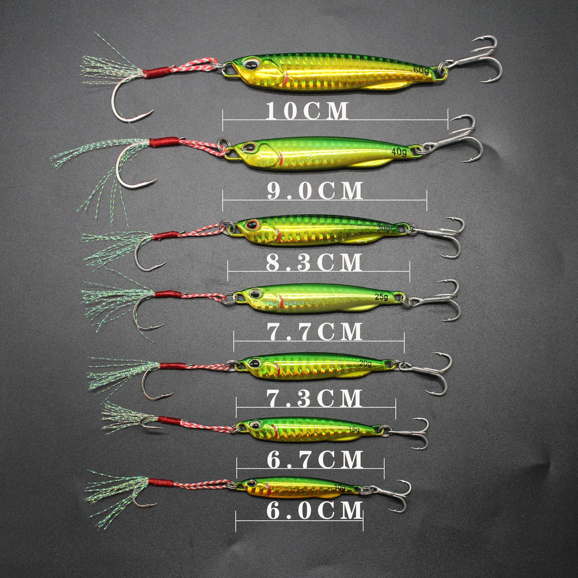 Jigging-señuelo de pesca de lubina, aparejo de cebo Artificial de Metal fundido, 10/15/20/30/40/50g, 2021 Japen - imagen 2