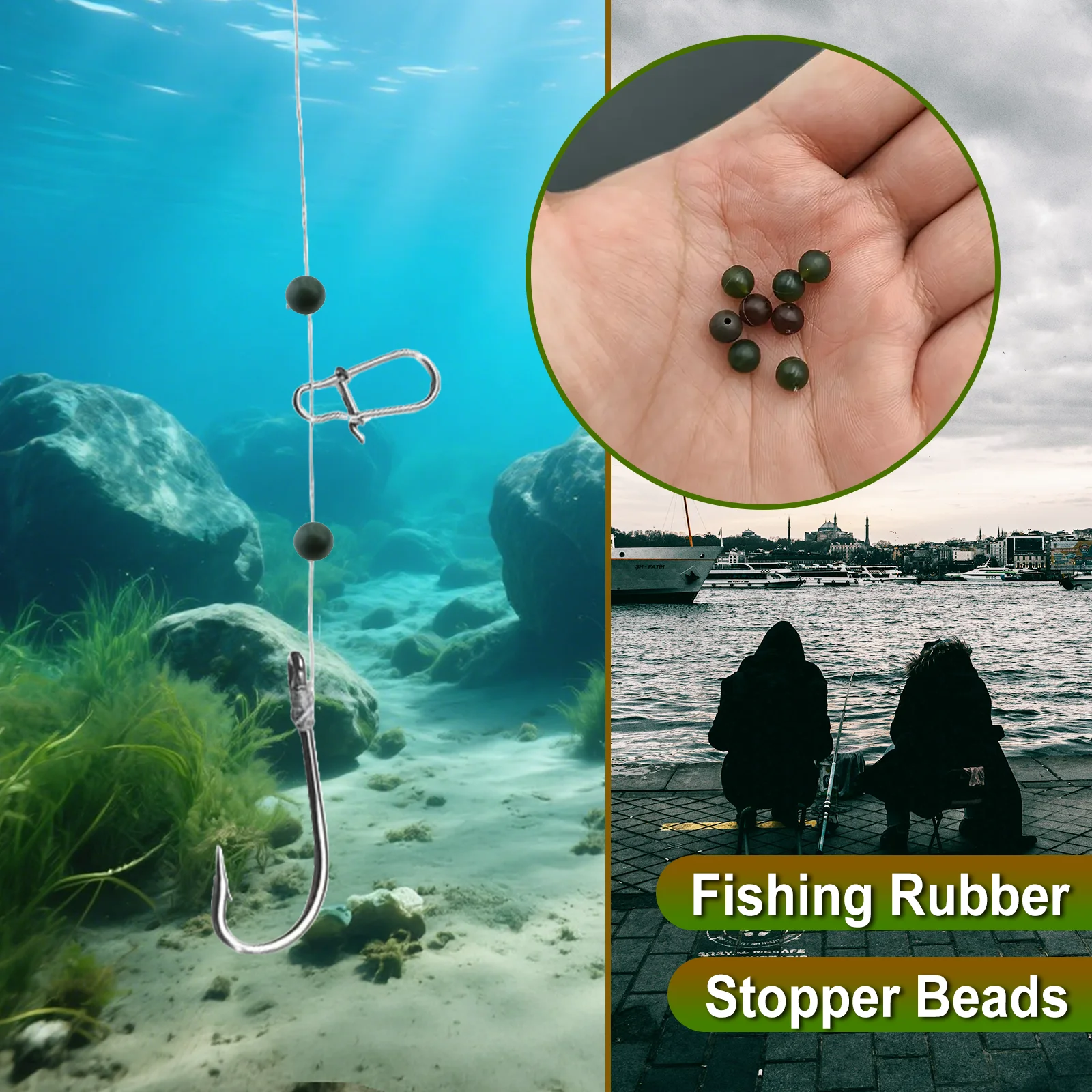 Cuentas de goma para pesca de carpa – Montaje Chod y helicóptero - imagen 4