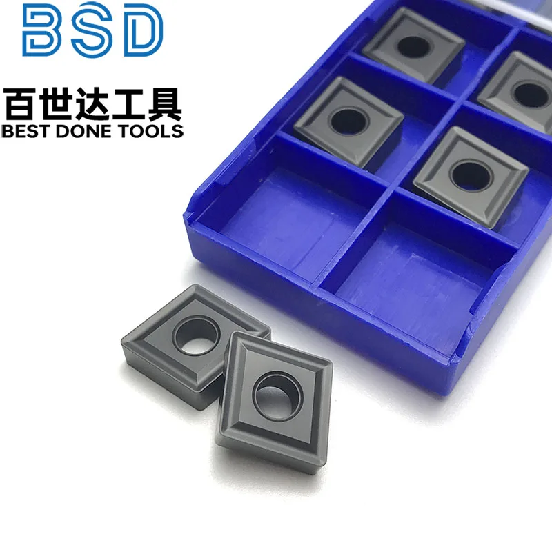 CNMG 120408   Herramientas de torneado externo Inserto de carburo CNMG 120404   Inserto de torneado CNC de carburo de tungsteno para acero inoxidable - imagen 4