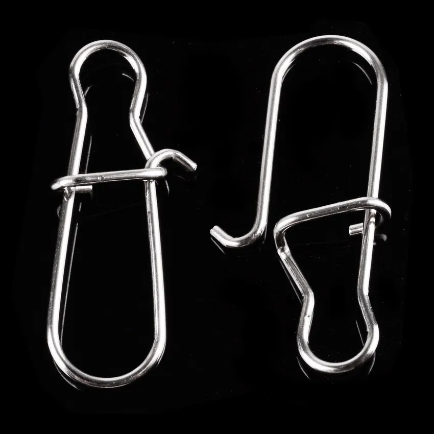 Mar Yolo-conectores de Señuelos de Pesca con forma de calabaza, anillo dividido de acero inoxidable, 25 unids/lote por paquete - imagen 5