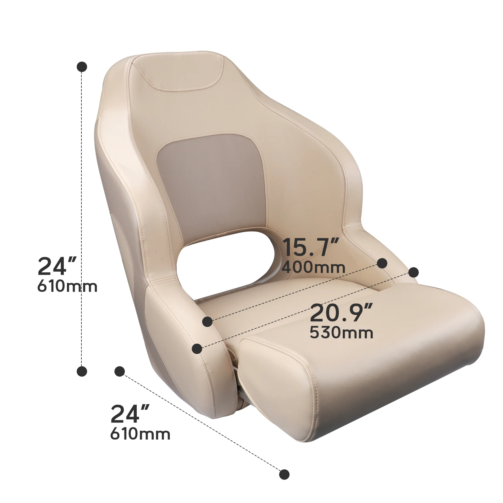 Asiento Pro Casting para barco de pesca – Diseño ergonómico - imagen 3