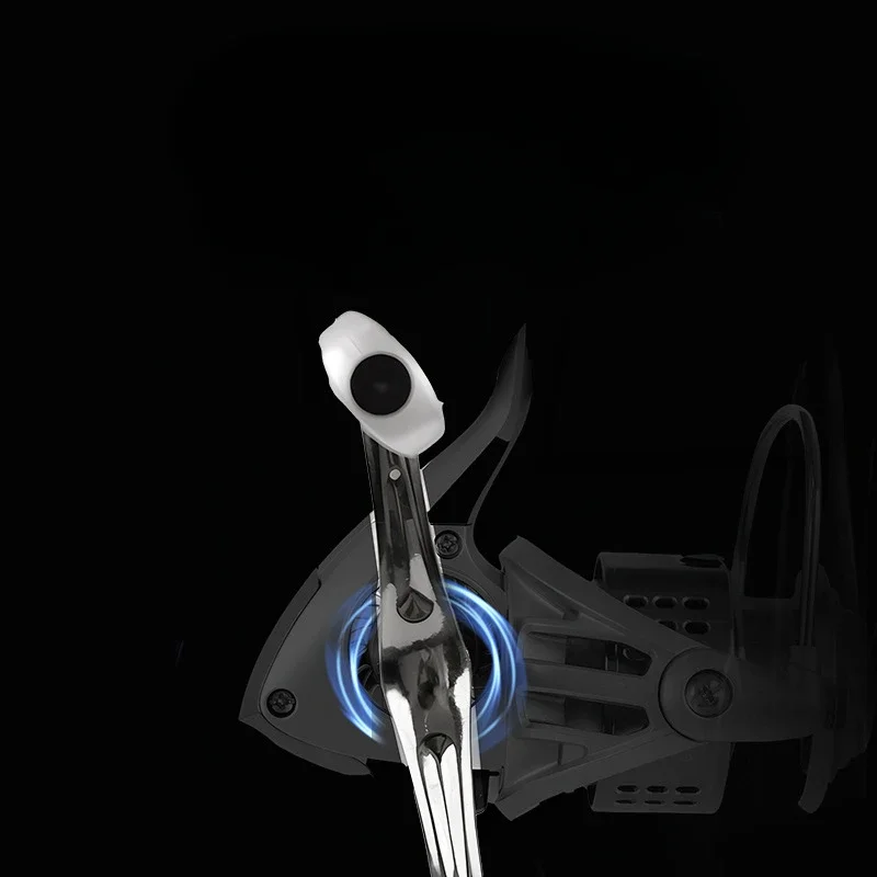 Carrete de pesca giratorio 5,2: 1 relación de engranaje 14LB arrastre máximo Spoo de Metal plegable CNC doble brazo para pesca de carpa de agua dulce y salada - imagen 3