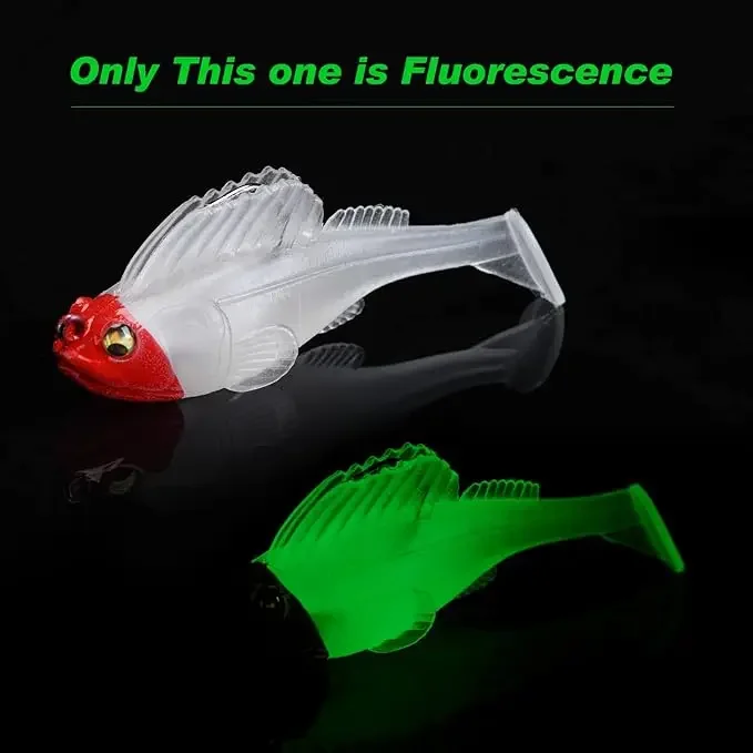 Señuelo de pesca Goture, cebo blando, plantilla con caja, 7g, 10g, 14g, Swimbait Wobblers, Lucio, sábalo para pesca, perca, pescado de agua salada - imagen 4