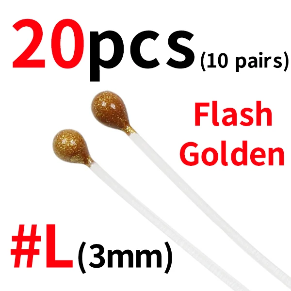 20pcs L Golden