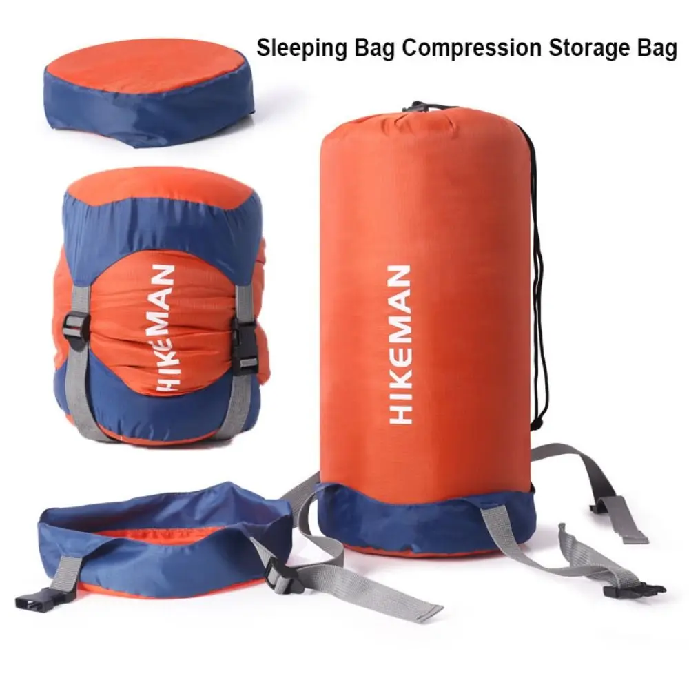 Bolsa de almacenamiento de compresión multiusos, bolsa de almacenamiento ultraligera portátil de 2 colores, accesorios impermeables para acampar al aire libre