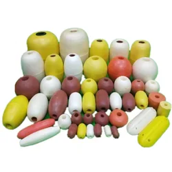 Bola flotante de espuma de PVC dura, boya de bola flotante para acuicultura para red de pesca y jaula de pescado, herramienta de pesca, boya de canal de natación