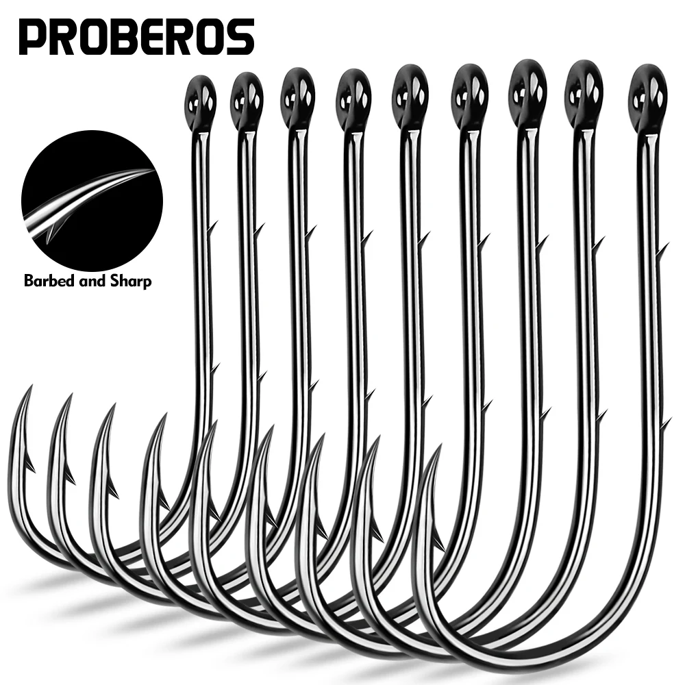 PROBEROS anzuelos de pesca mango largo doble púas antirust - imagen 5