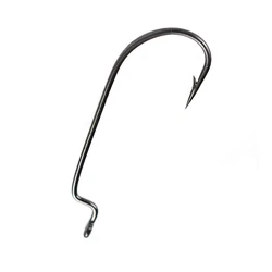 Anzuelo de manivela estrecho para pesca, aparejo de pesca de acero con alto contenido de carbono, 8 #6 #4 #2 #1 #1/0 #2/0 #3/0 #5/0 #, 50 unids/lote por bolsa