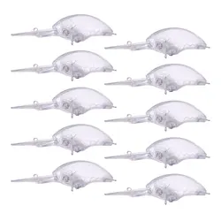 Deep Diver Crankbait 9cm Señuelo Flotante Lubina Lucio Blanco DIY