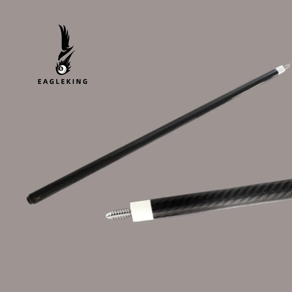 Taco de billar profesional de fibra de carbono, Taco de sarga 3K de 12,9mm, punta de piel de cerdo 1/2, 19oz, 147cm, tecnología negra, Taco de billar de fibra de carbono - imagen 4
