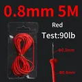 0.8mm red 5m