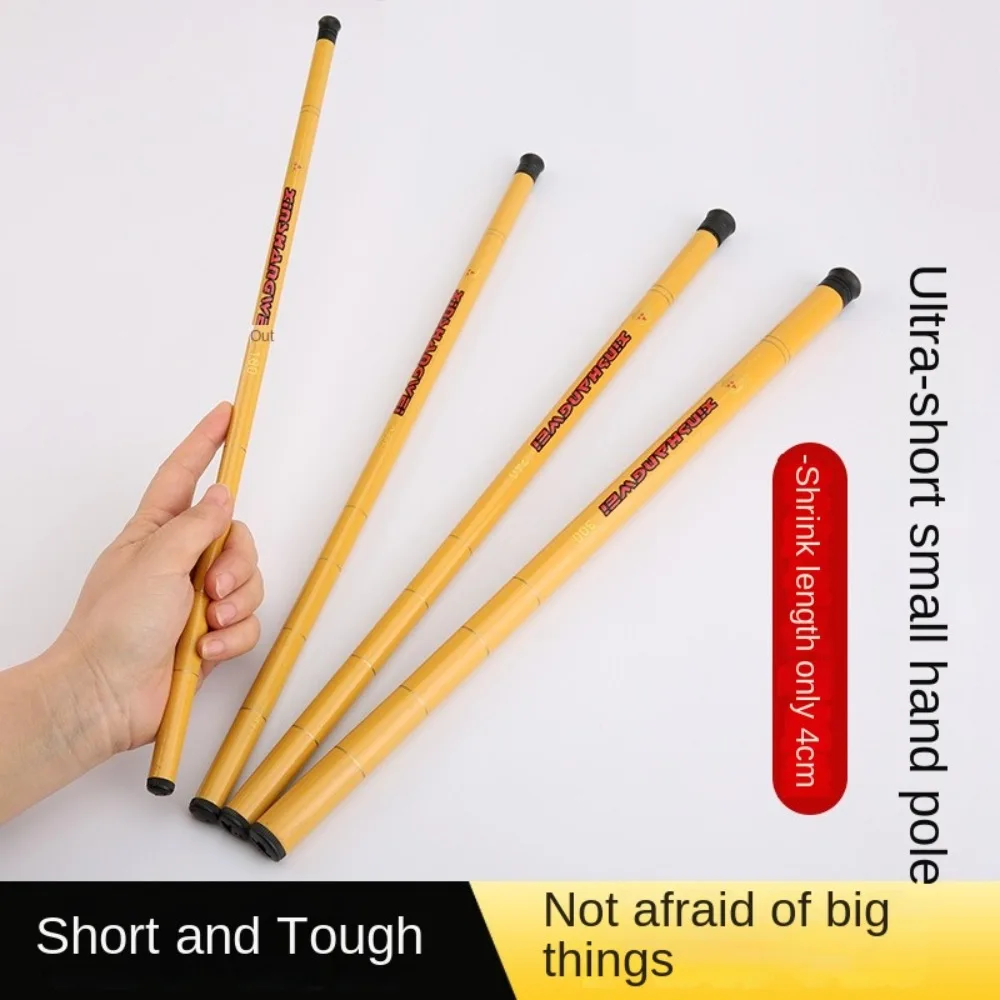 Caña de pescar telescópica, Kits completos, carrete de pesca Spincast, juego de cañas de pescar, Combo de caña alimentadora de fibra de vidrio y fibra de carbono - imagen 3