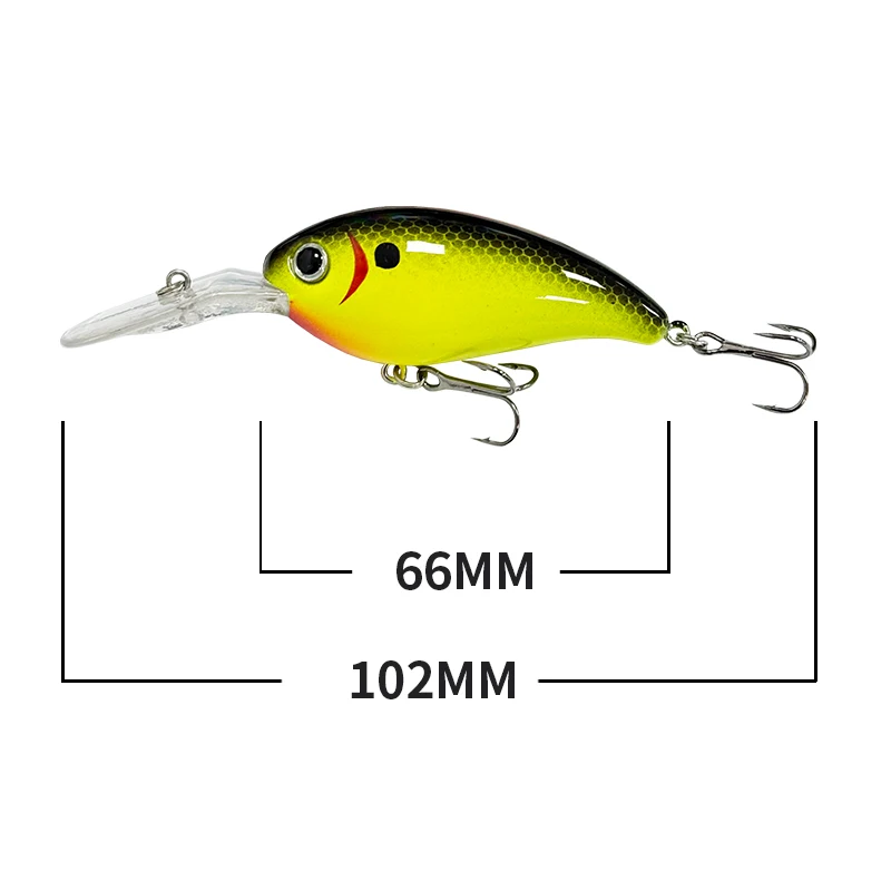 Wobbler Vissen Lokken para lucio y black bass, pesca a trolling - imagen 3