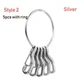 Silver-Style 2  5pcs