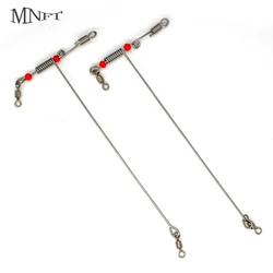 MNFT Peso de pesca en forma T - Acero inoxidable, giratorio y broche