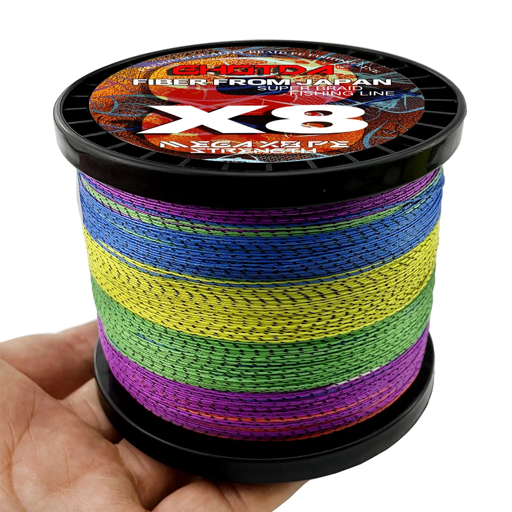 GHOTDA-sedal de pesca Invisible, hilo trenzado de 8 hebras, multifilamento, PE, 18-78lb, 100M-1000M - imagen 4