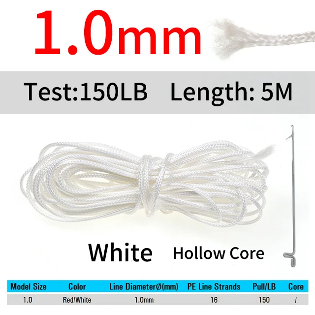 White 1.0mm 5m