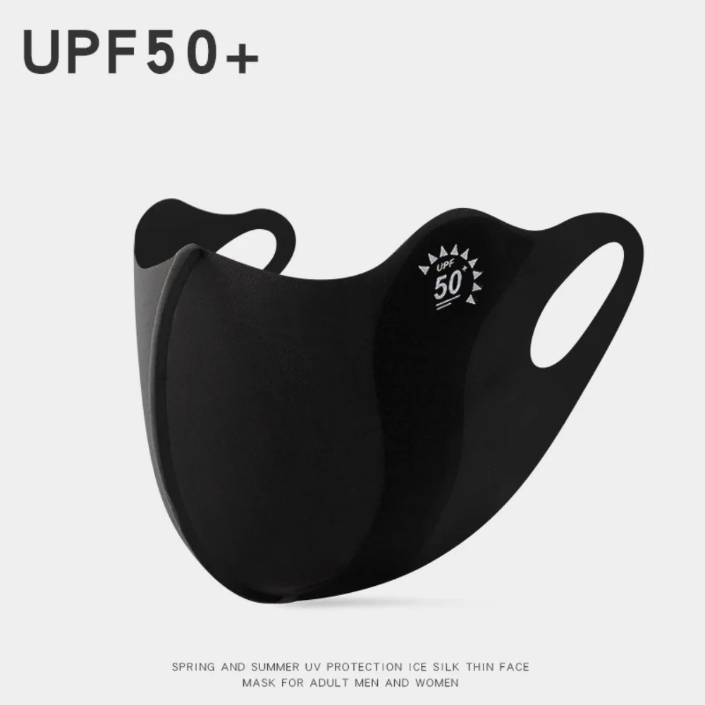 Nueva máscara de seda de hielo transpirable Anti-UV máscara de protección solar a prueba de polvo cubierta facial lavable bufanda regalo - imagen 2