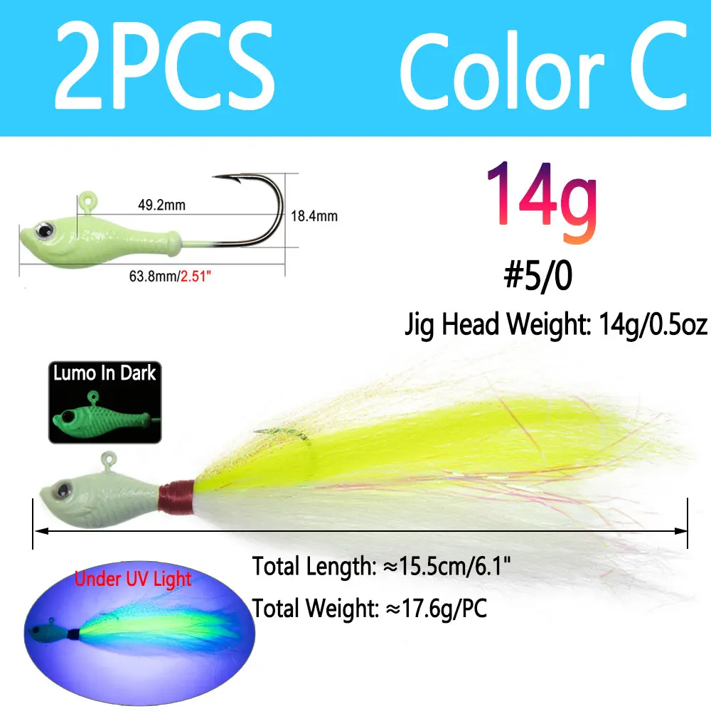 14g 2pcs Col C