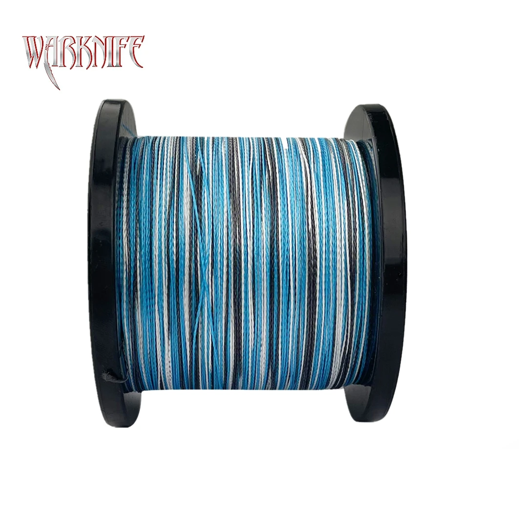 Warknife-sedal de pesca trenzado de 8 hebras para agua salada, línea de pesca de carpa de 6-300lb, color azul camuflaje, 100M, 300M, 500M, 1000M, 1500M, 2000M - imagen 2