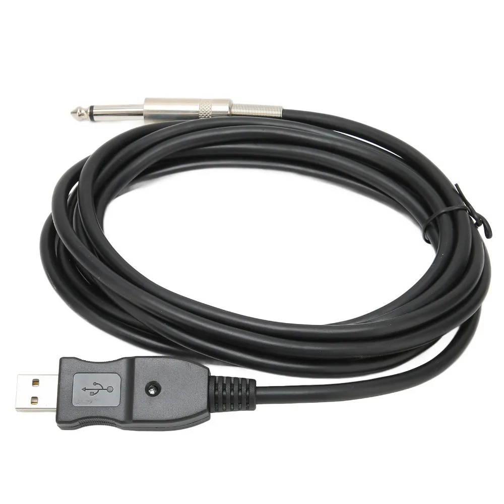 Cable USB a jack mono para guitarra eléctrica para instrumentos - imagen 4