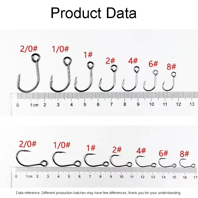 1000 Uds anzuelo de Pesca ojos grandes anzuelos individuales para señuelo de Pesca cebo señuelo de lentejuelas cebo aparejos de Pesca suministros accesorios Pesca - imagen 4