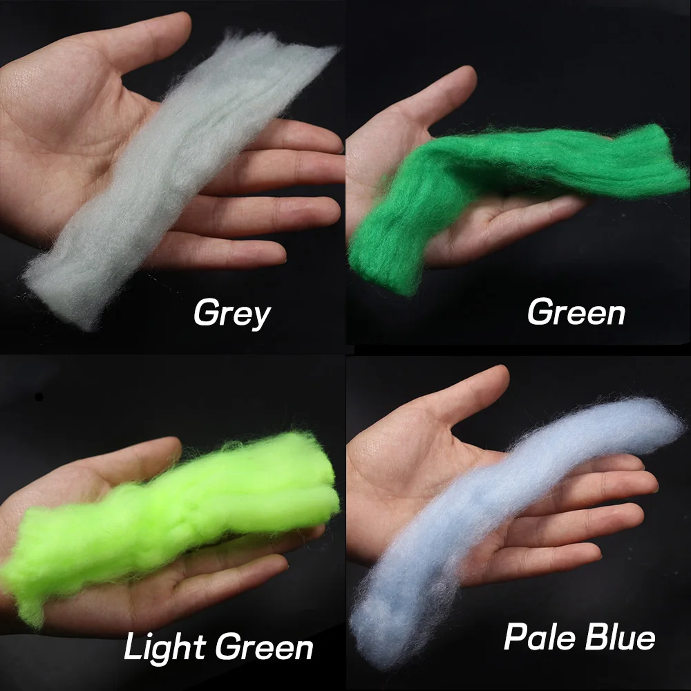 Bimoo, 4 paquetes de hilo de huevo, Material para atar moscas, fibras sintéticas para atar señuelo de pececillo, cebo de huevo Samlon, trucha, señuelos de pesca Steelhead - imagen 4