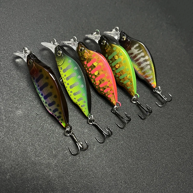Señuelos de pesca de pececillo que se hunden, 3,8g, 45mm, diseño japonés, cebo Artificial para perca, lubina, Jerkbait, Swimbait, equipo Wobbler - imagen 5