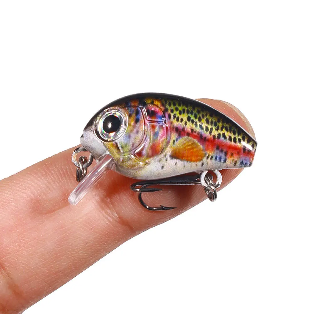Mini Crankbait Kit Wobblers de cebo duro para lubina y trucha - imagen 5