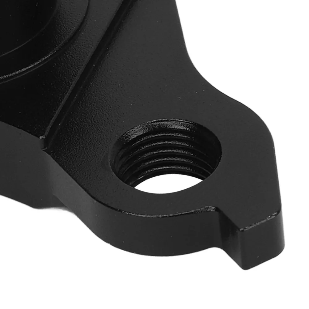 Colgador de cambio Universal de aleación de aluminio, colgador de cambio de bicicleta ligero negro, gancho trasero de bicicleta fácil de instalar - imagen 2