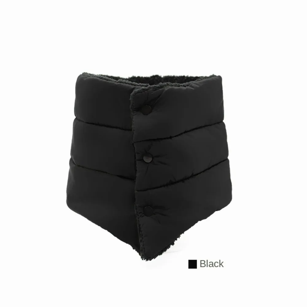 Cálido cuello cálido bufandas de invierno diseño de moda cálido terciopelo abajo bufanda impermeable a prueba de viento pañuelo para la cabeza al aire libre