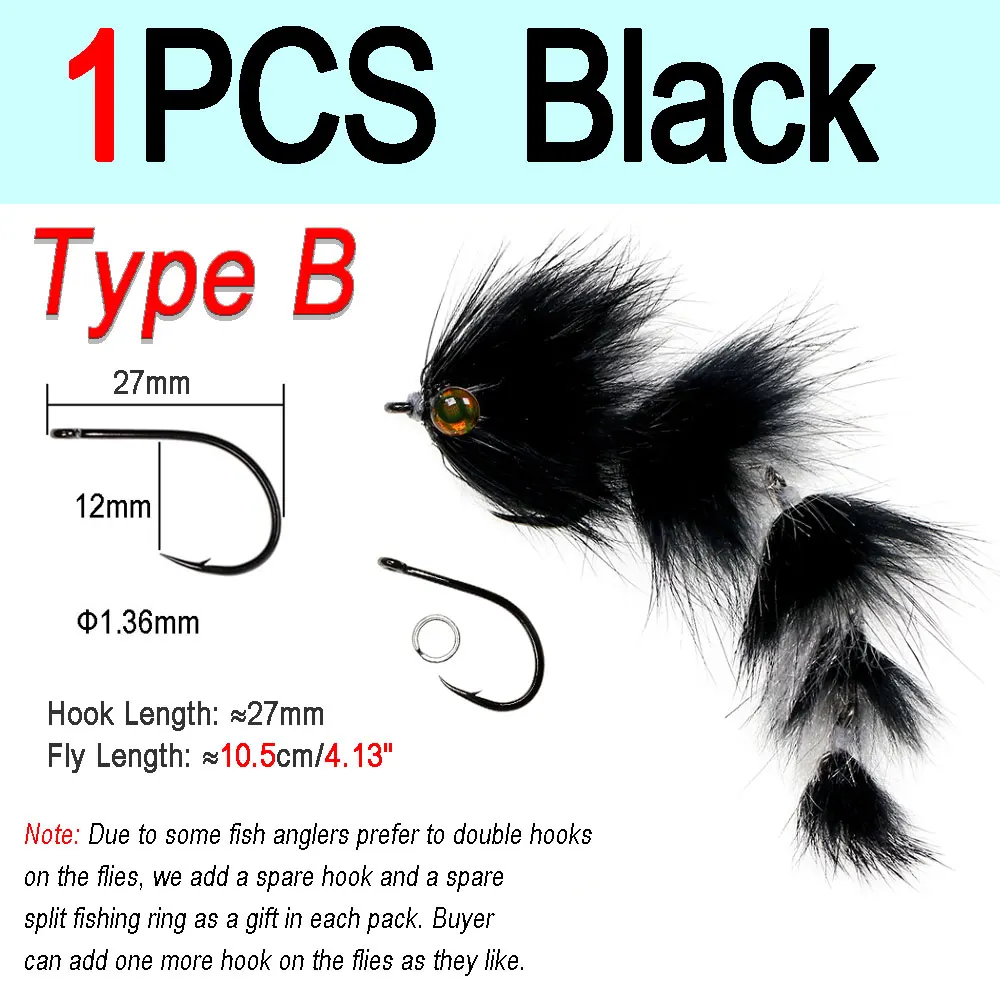 1pcs Black Type B