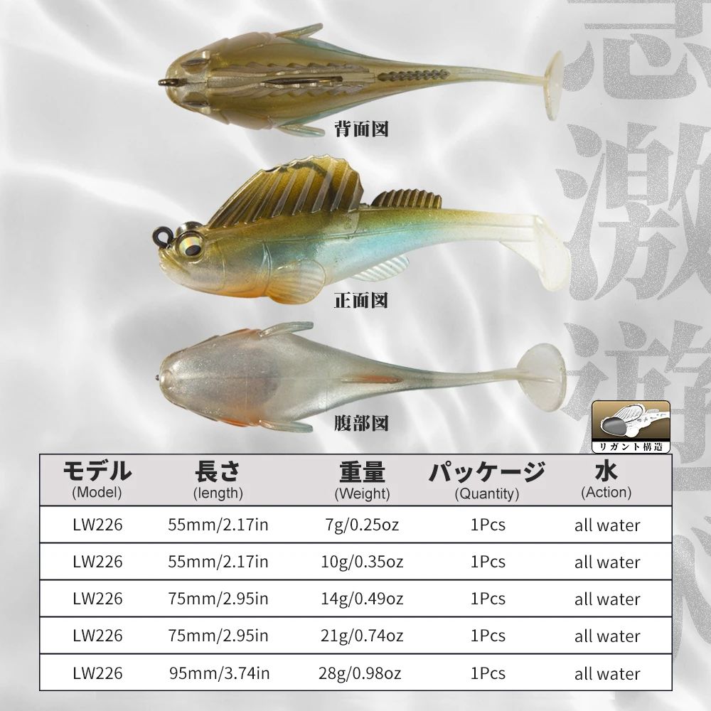 Señuelo Hunthouse - Dark Sleeper 14g - imagen 2