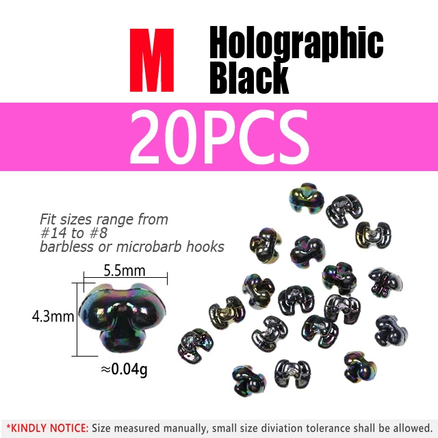 S2 Black 20pcs M