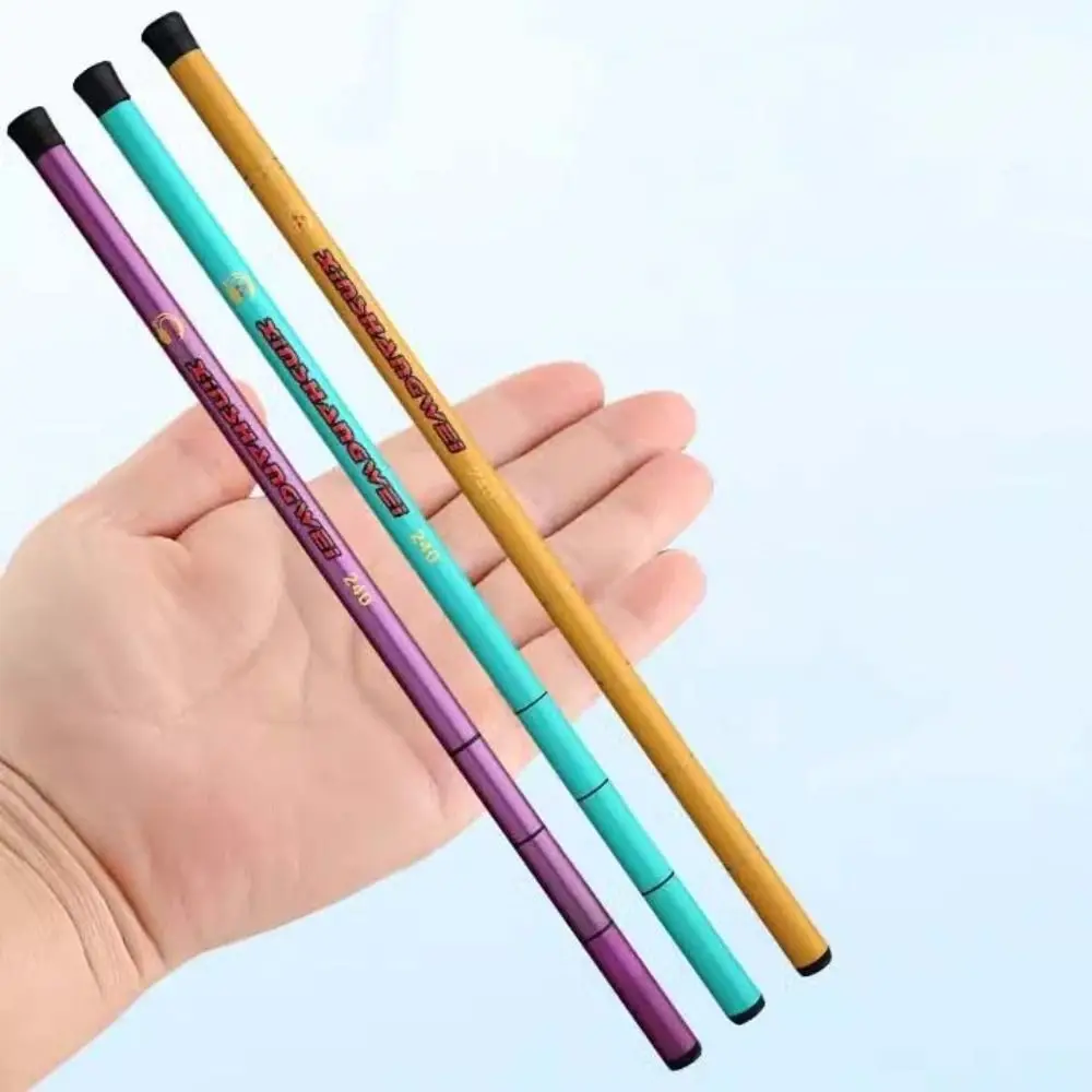 Caña de pescar telescópica de 1,8 m-4,5 m de longitud, alimentador de carpa para estanque de río, Mini caña de pescar ultraligera corta, caña de mano para corriente de lago - imagen 2