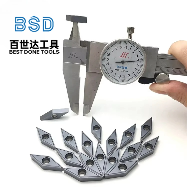 VBMT160404-F2 Insertos de torno CNC de grado PMK, herramientas de corte de torneado de carburo sólido: directo del fabricante - imagen 4