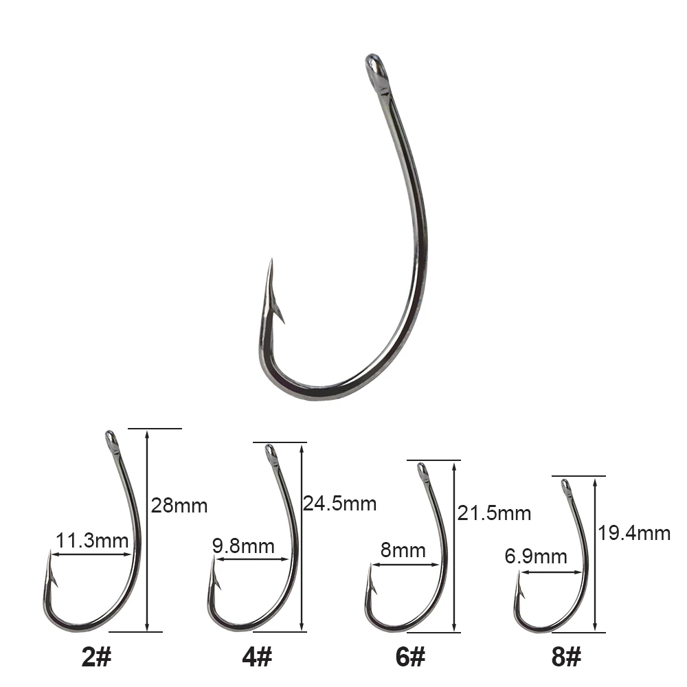 Hirisi, 6 uds., aparejo de pelo para pesca de carpa, juego de anzuelos de pesca, aparejo atado listo para usar con sedal, anzuelo Boilie, accesorios de pesca - imagen 4