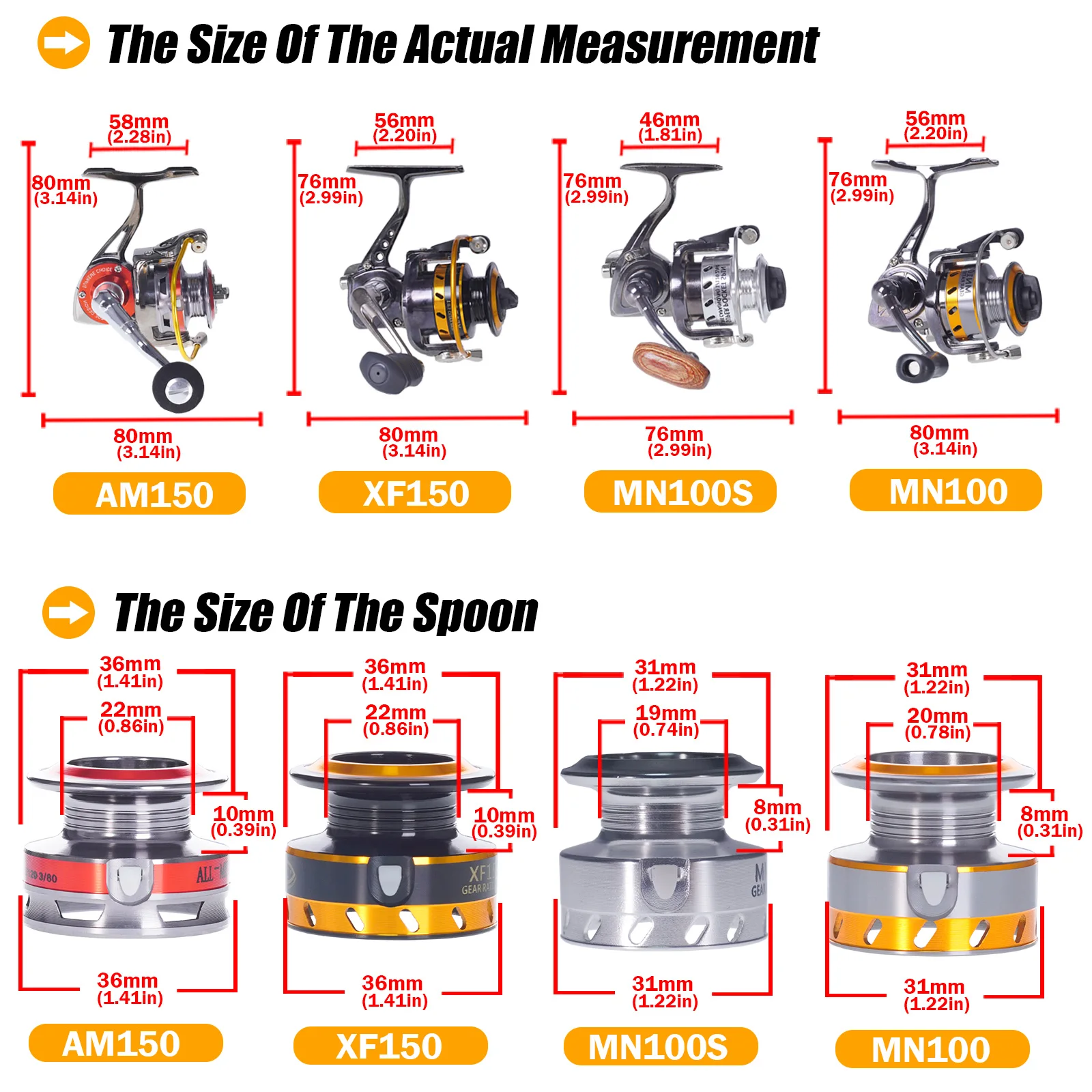 Carrete de pesca en hielo de Metal, Mini carretes giratorios pequeños de invierno, rueda de pesca de carpa, accesorios para peces, herramientas de engranaje de agua salada - imagen 3