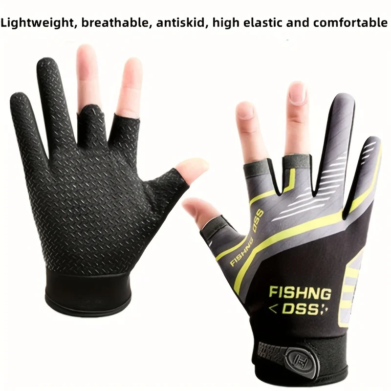 Guantes de pesca antideslizantes resistentes al desgaste verano al aire libre transpirable pesca ciclismo guantes deportivos ropa de pesca - imagen 4