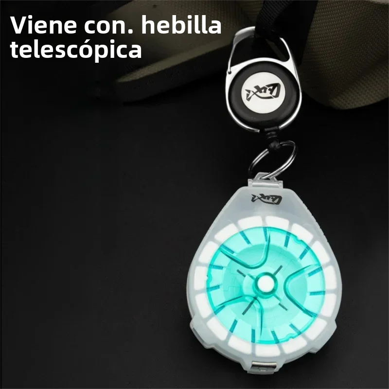 Herramienta de bobinado de línea principal de pesca con dispositivo antiinverso, hoja integrada, hebilla retráctil, caja de almacenamiento de sedal de pesca - imagen 4