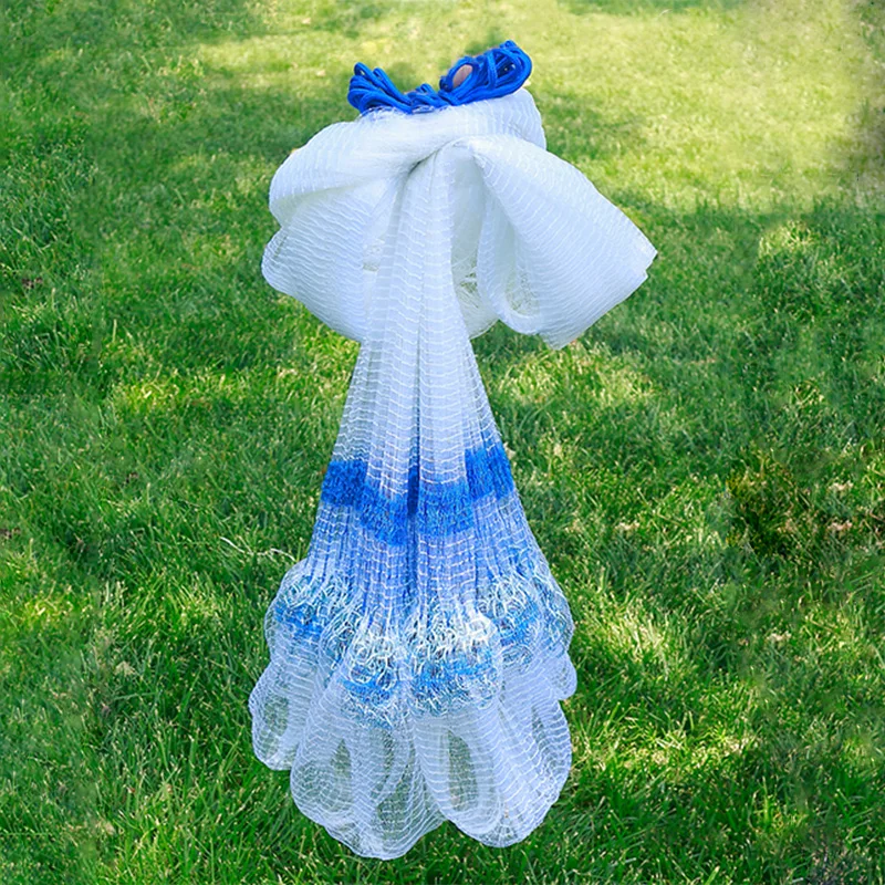 Lawaia-red de pesca con cadena de hierro fundido a mano, malla pequeña, red rotativa de alta calidad, herramienta de Red de estilo tradicional coreano - imagen 2