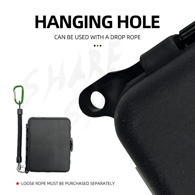 Caja de accesorios para aparejos de pesca de mar 12 Gabo, caja de almacenamiento portátil para pesca, piezas de pesca multifuncionales, caja de plástico - imagen 4