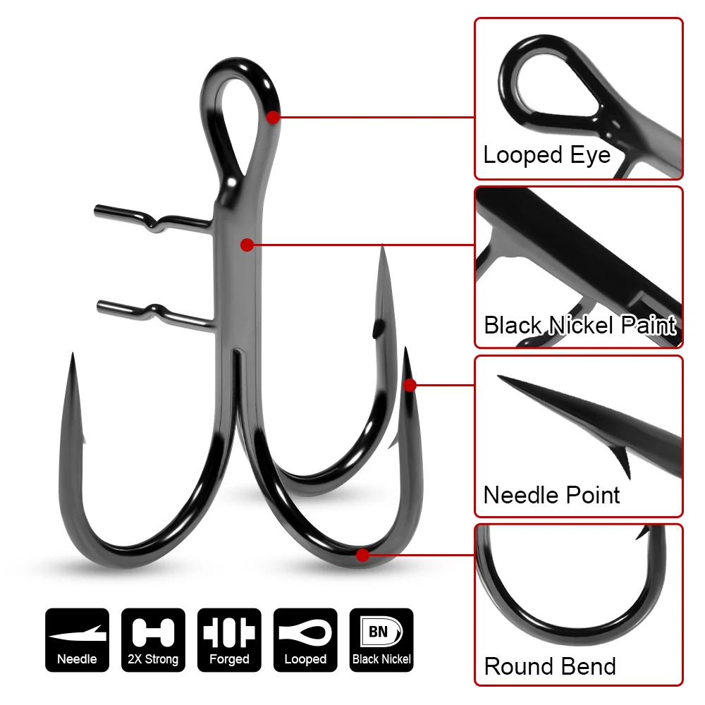 Ganchos de asistencia Spinpoler para swimbait de lucio - imagen 2