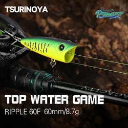 Popper Tsurinoya 60F – Señuelo de superficie 60mm para río