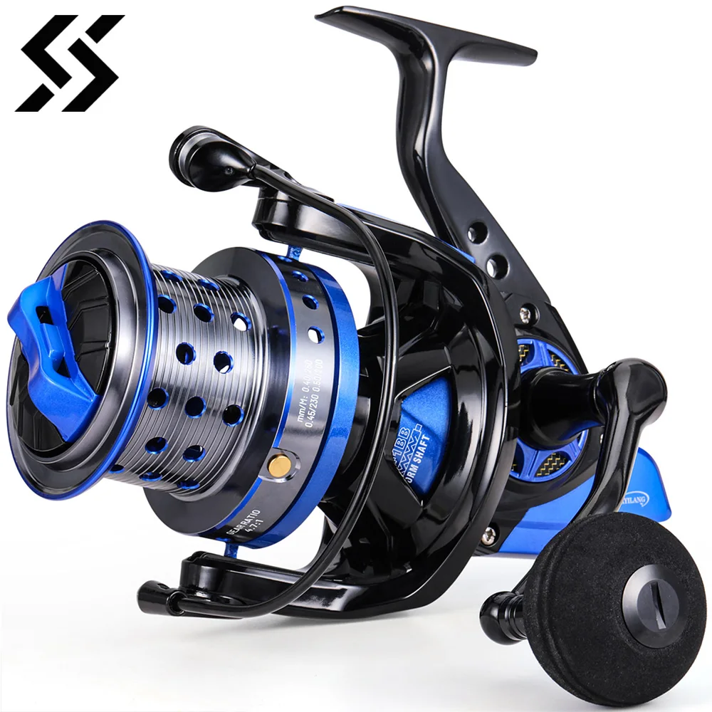 Carrete de spinning Sougayilang 10000 – Todo metal para mar