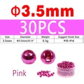 30PCS 3.5mm Pink