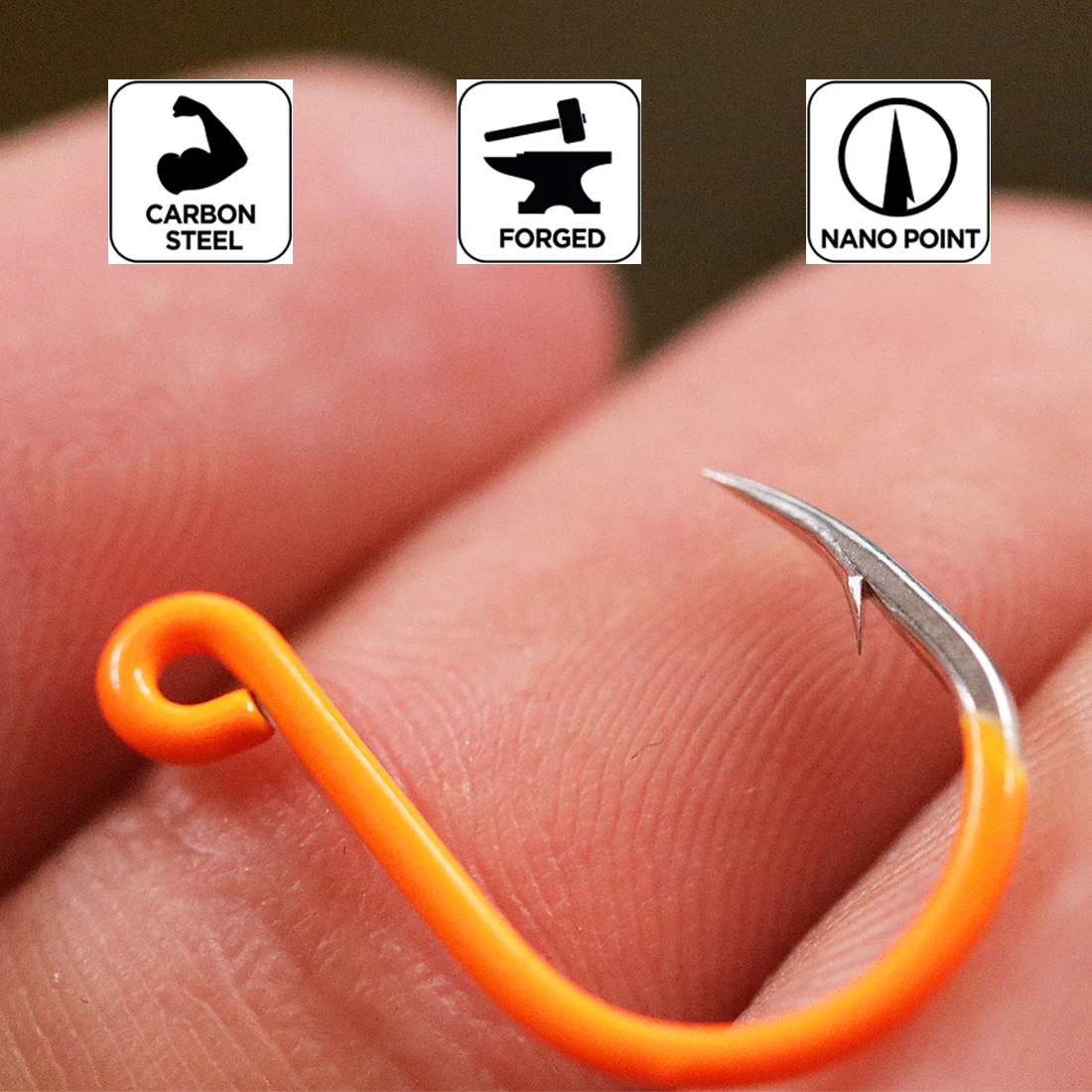 Anzuelos individuales de pesca de 9KM para señuelos, 25 ~ 100 Uds. Para anzuelos triples de repuesto - imagen 4