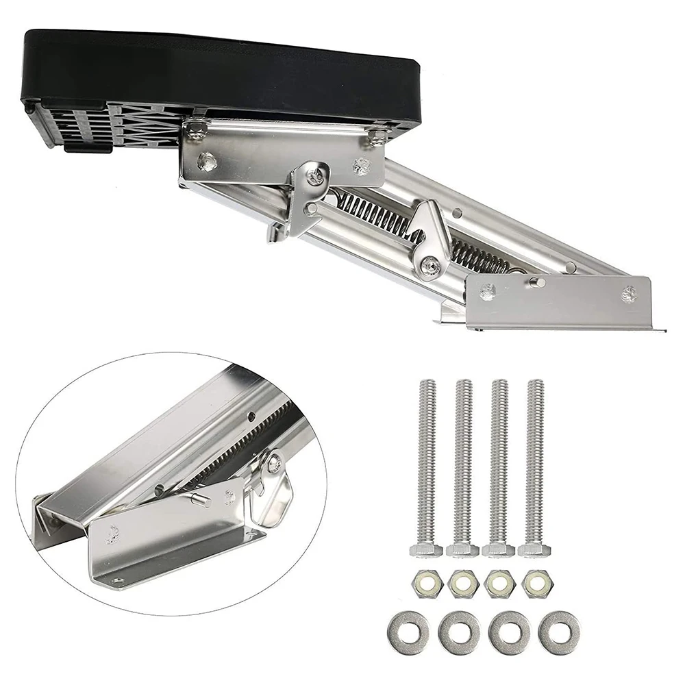 Soporte marino Auxiliar para Motor, Soporte de Motor de acero inoxidable, 10 Hp, 2 tiempos, fuera de borda, accesorios para barcos - imagen 4