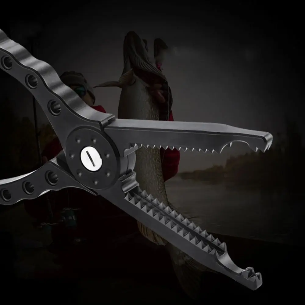 Alicates de pesca con agarre de pescado, controlador de pescado multifuncional, controlador de pesca de carpa, acero inoxidable de alta resistencia - imagen 3